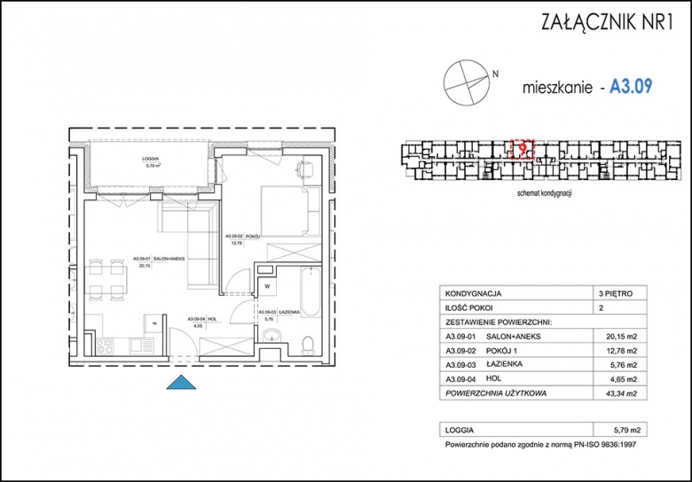 Apartament nr. A3.09